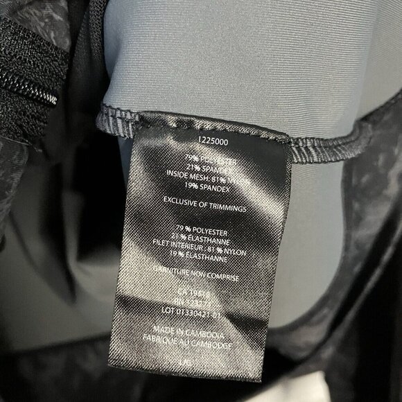 Lole Track Jacket & Leggings Bundle Womens L/XL Zip Black Gray Tie Dye - Picture 5 of 13